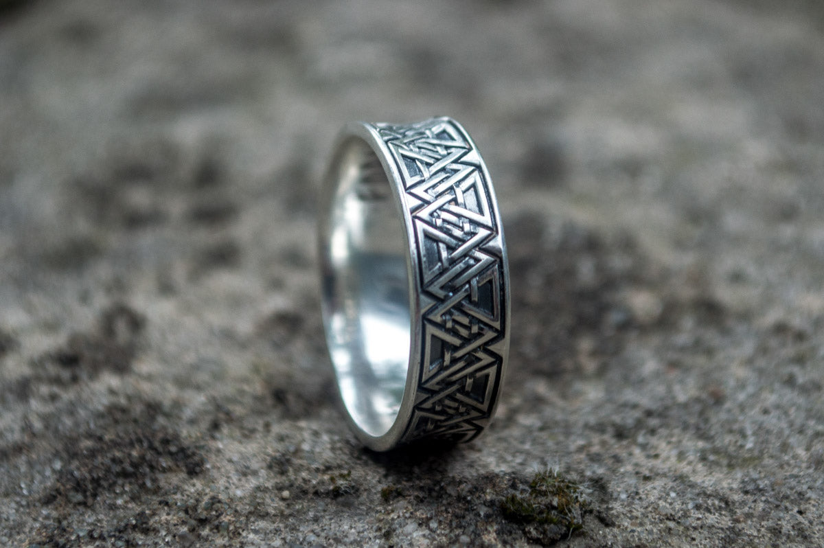Bague Valknut Bjorn — Argent 925