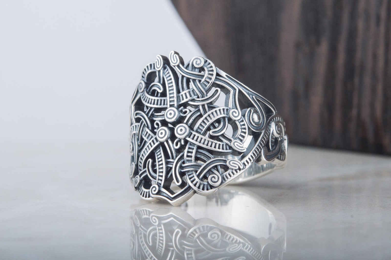 Bague Ornement Ketil — Argent 925