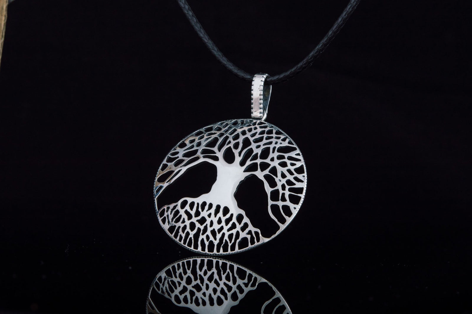 Pendentif Yggdrasil et Arbre Viking — Argent 925