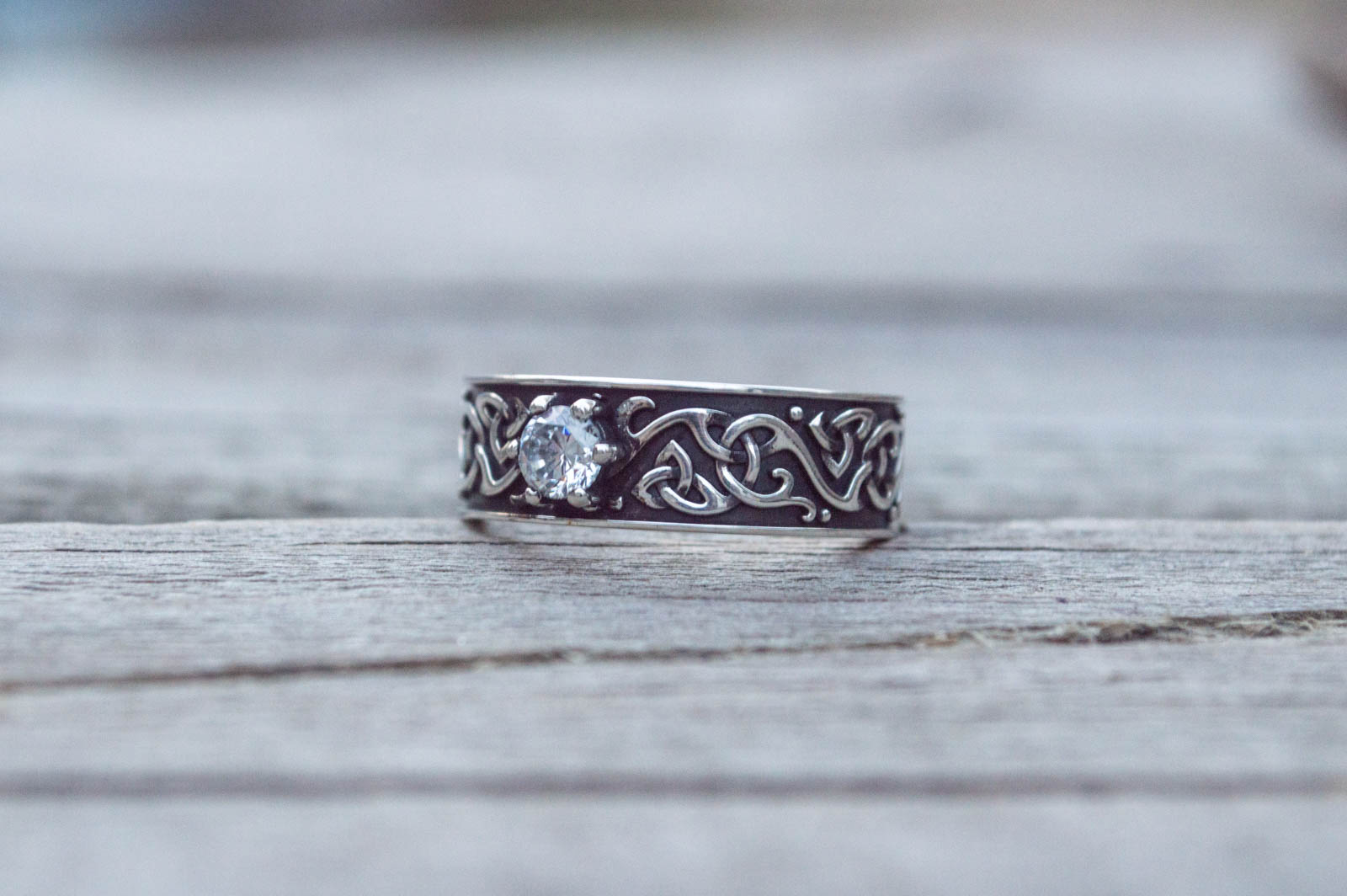 Bague Anneau Viking Einar — Argent 925