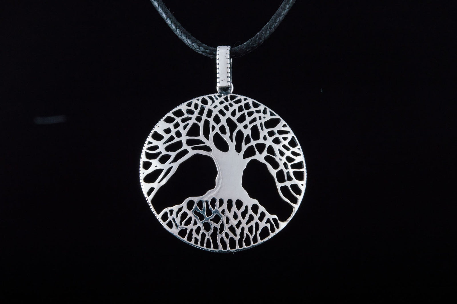 Pendentif Yggdrasil et Arbre Viking — Argent 925