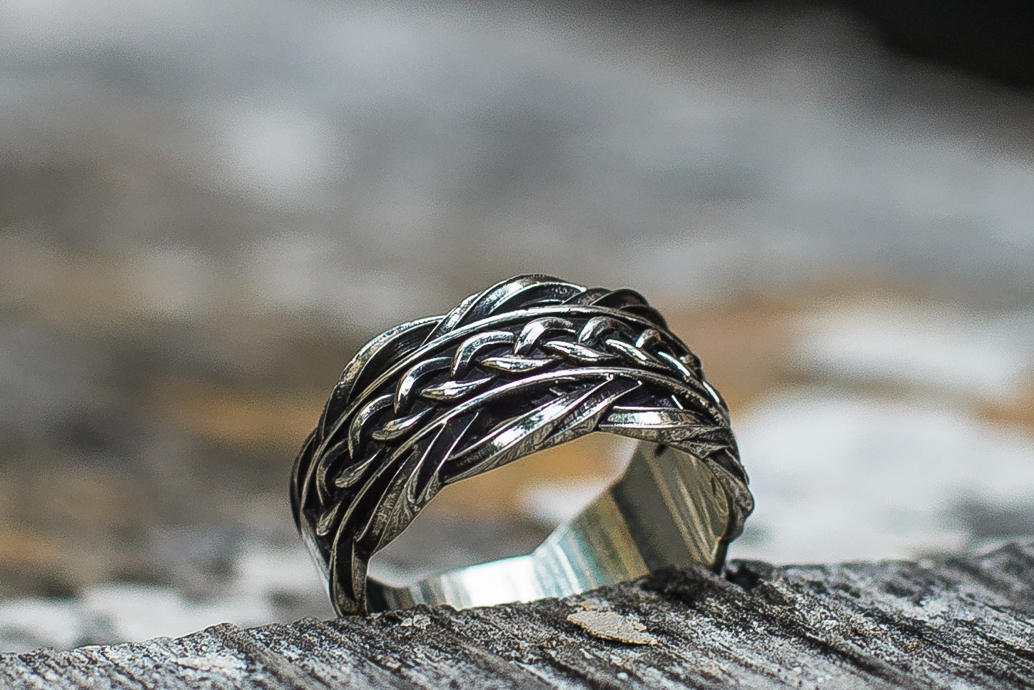 Bague Anneau Viking Ivar — Argent 925