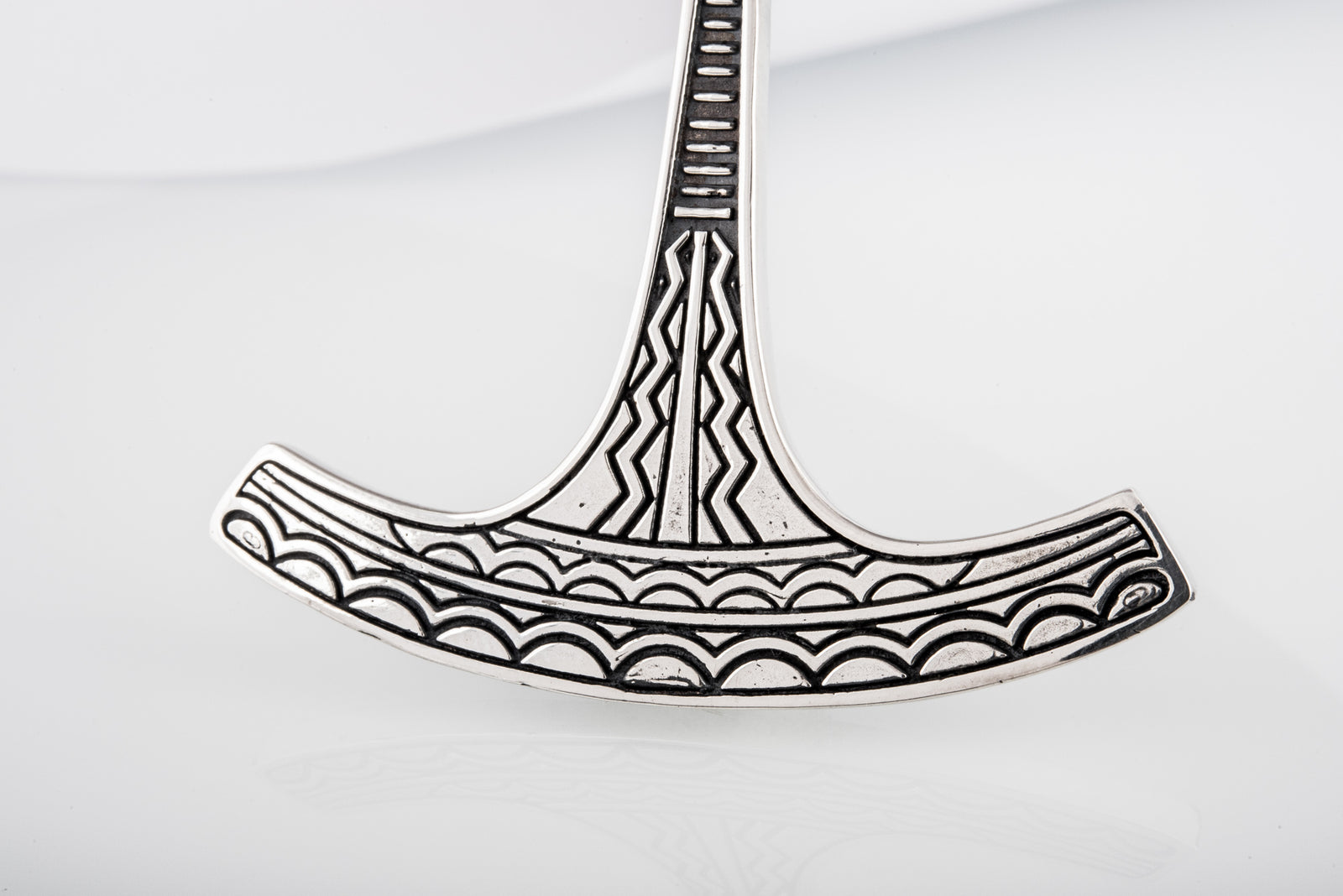 Pendentif Marteau de Thor et Mjölnir Sigrid — Argent 925
