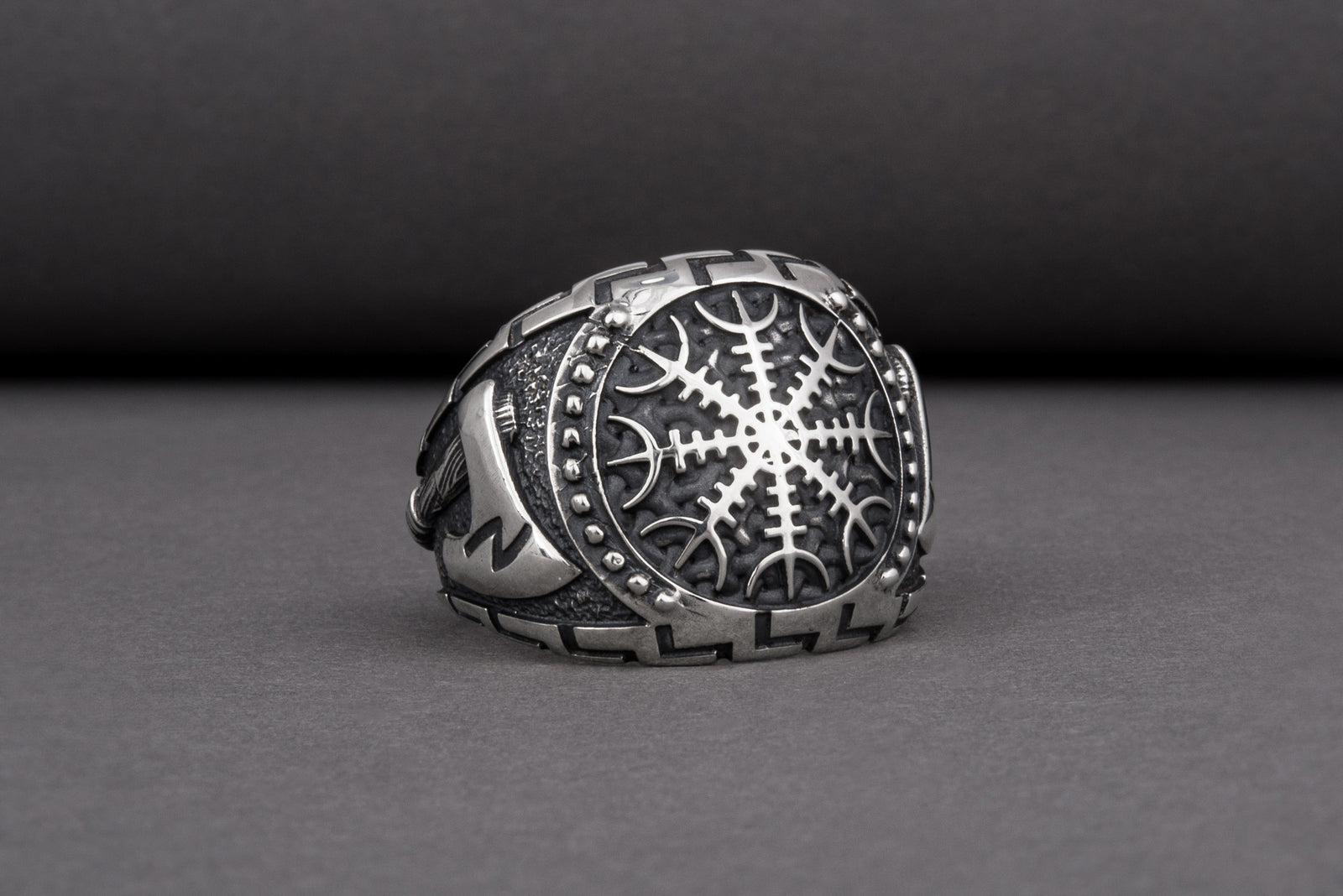 Bague Brutal et Aegishjalmur — Argent 925