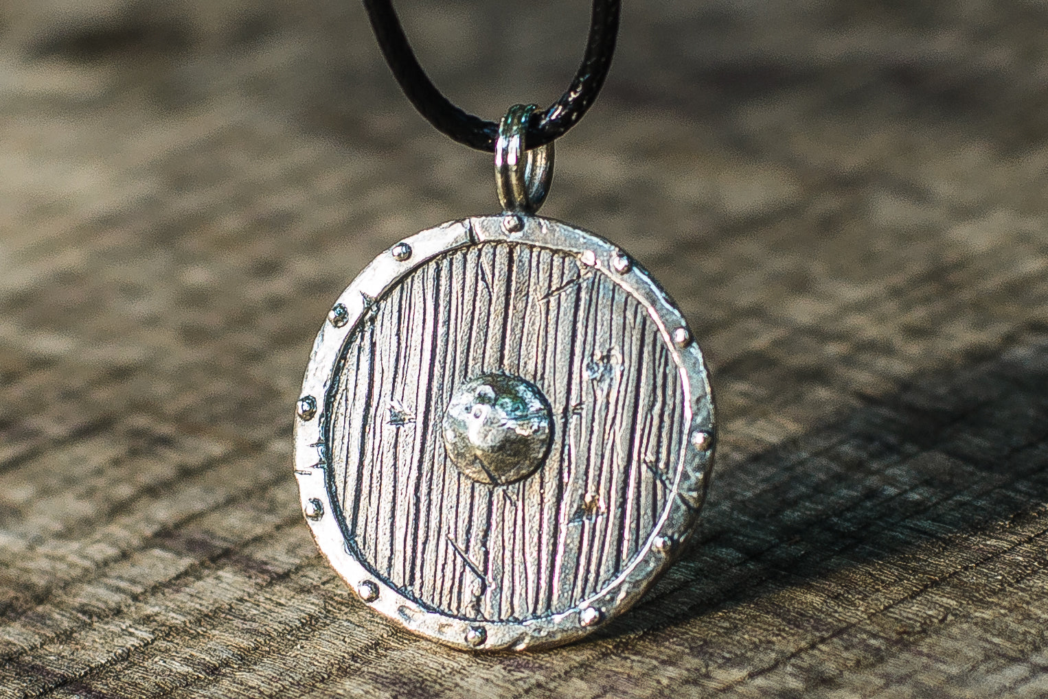 Pendentif Bouclier Arme — Argent 925