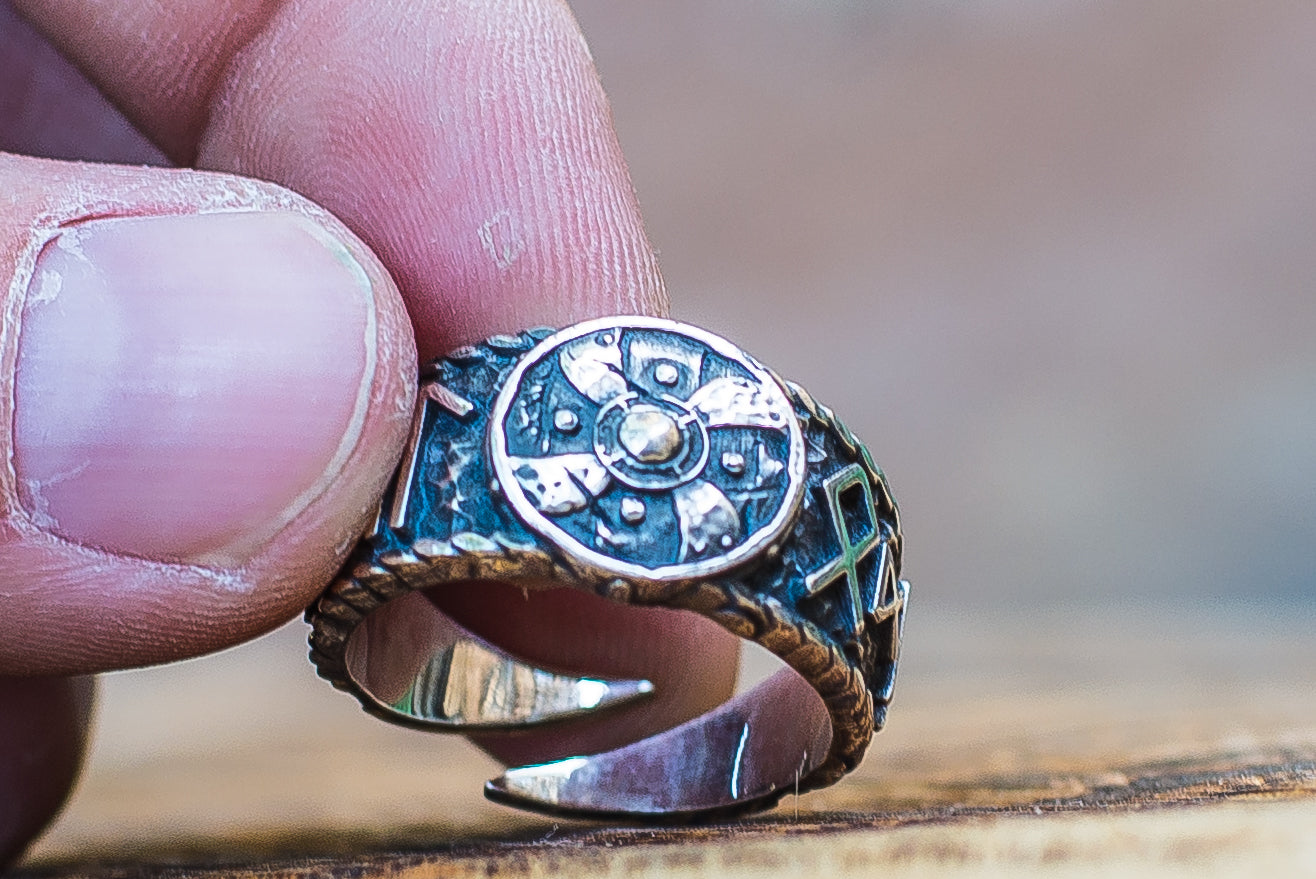 Bague Viking Halvar — Argent 925