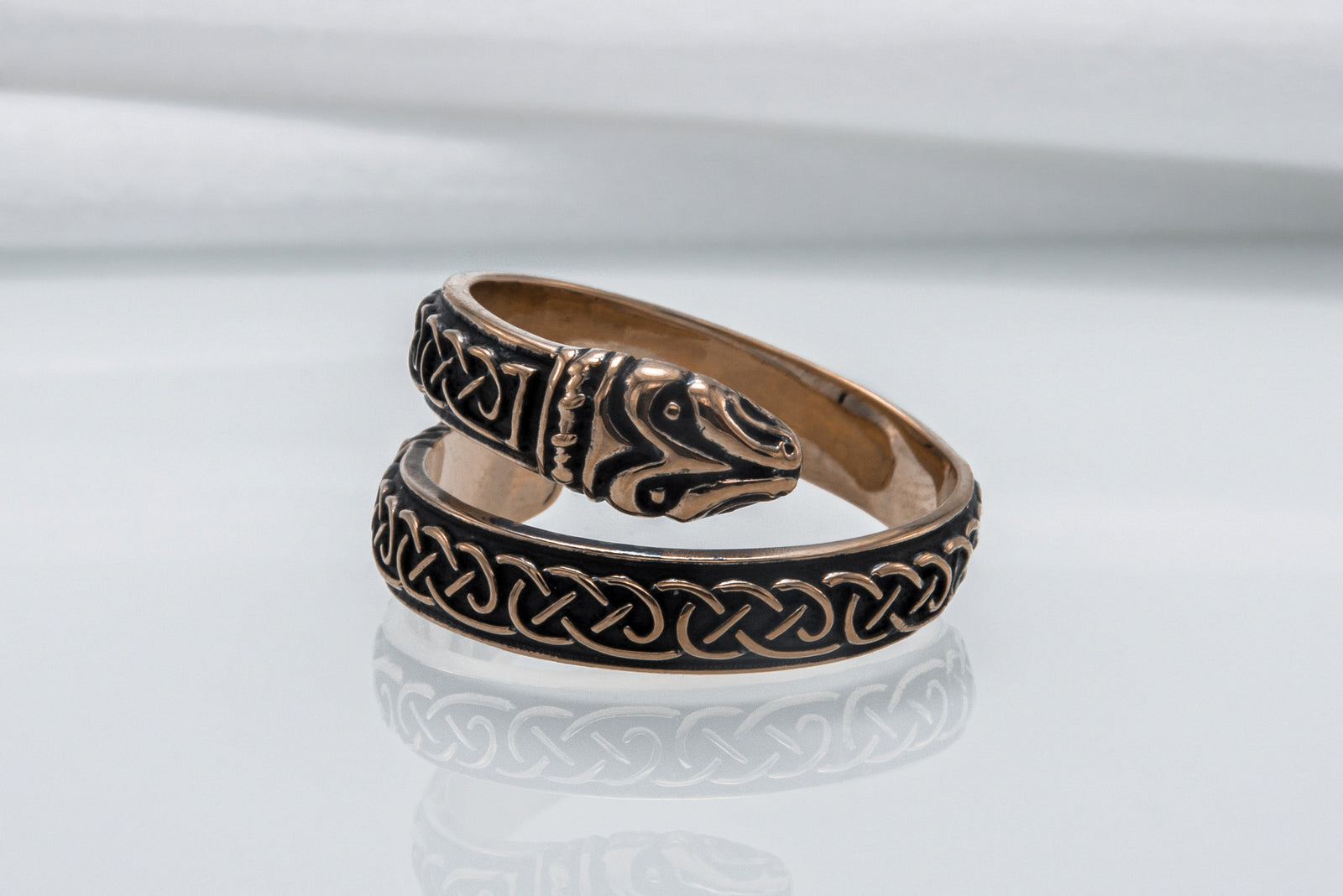 Bague Serpent — Bronze