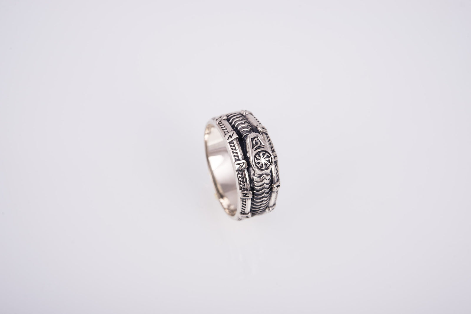Bague Anneau Viking Gudrun — Argent 925