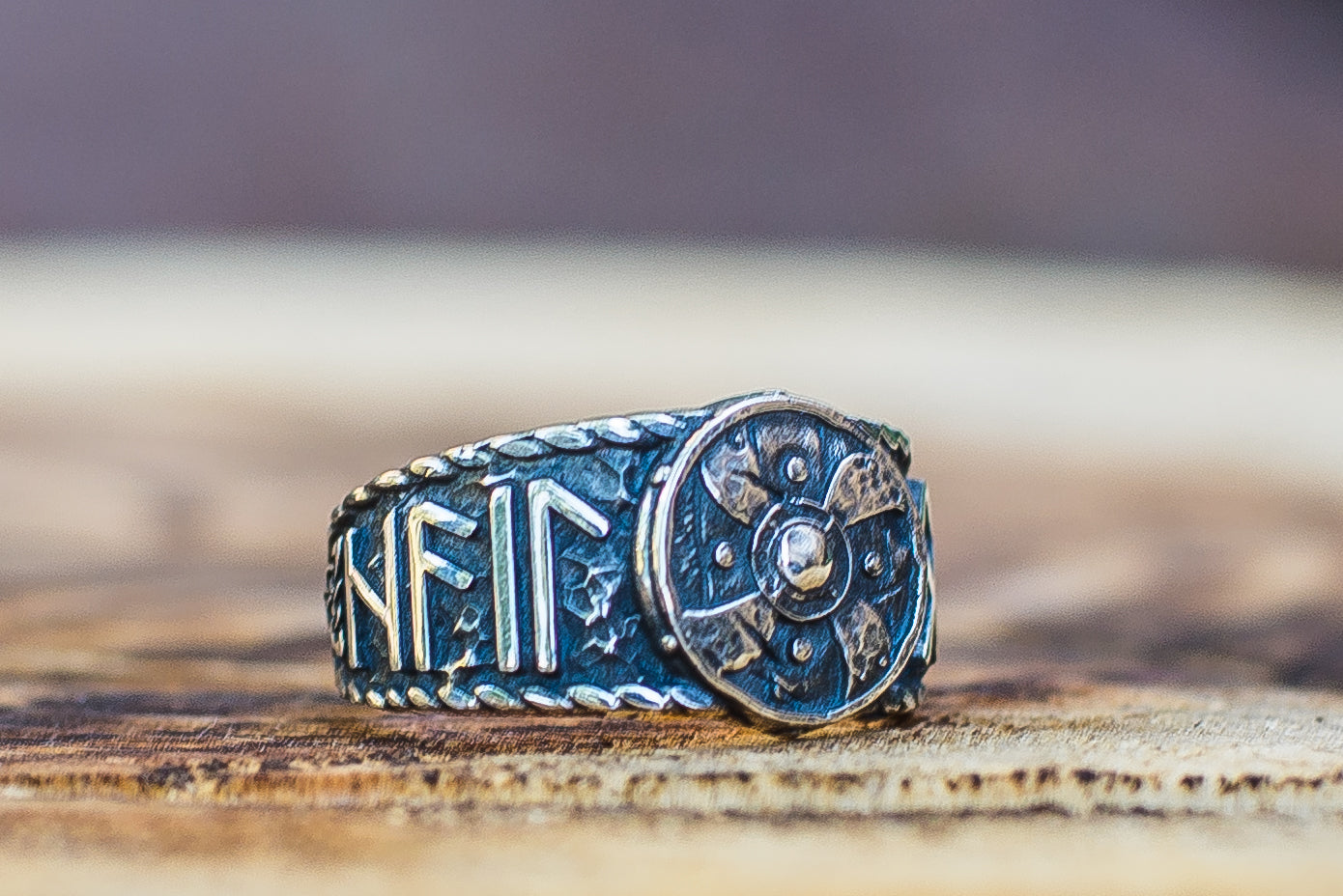Bague Viking Halvar — Argent 925
