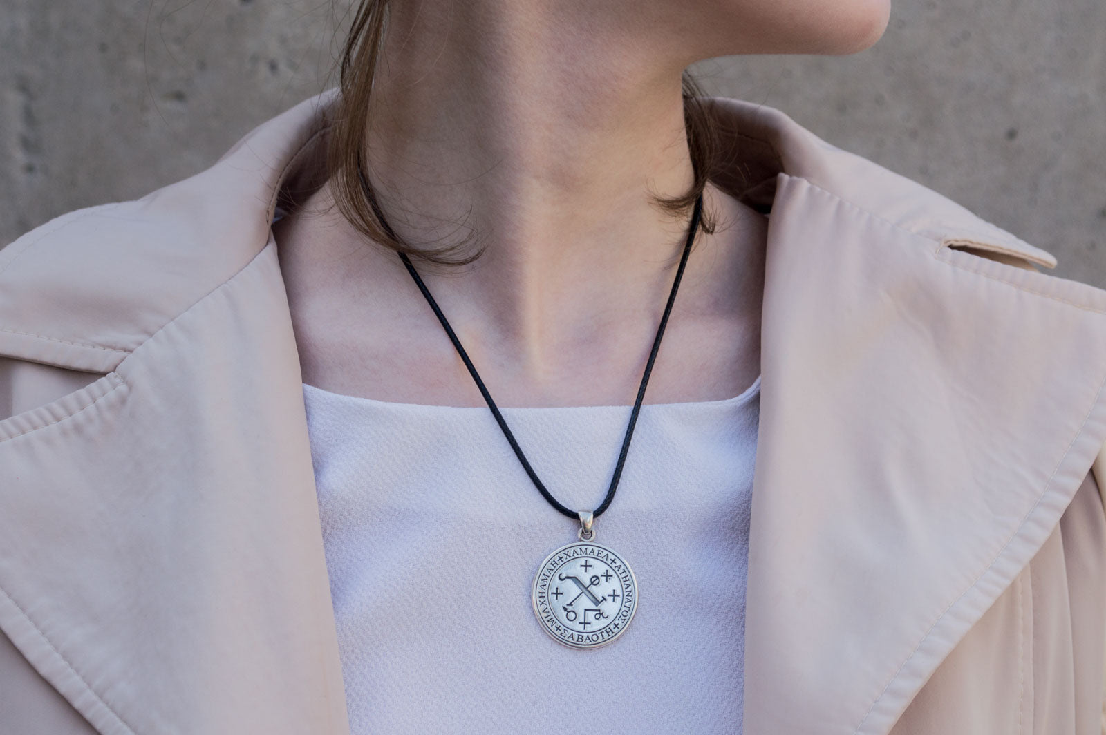 Pendentif Wicca Bergthor — Argent 925