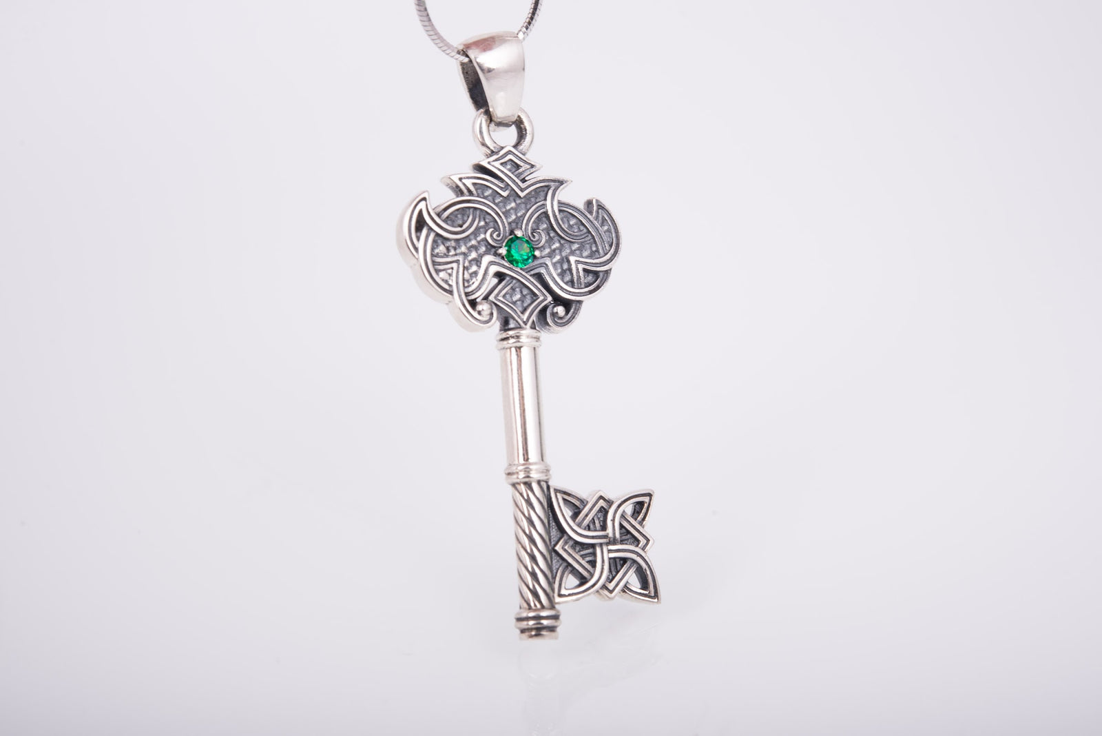 Pendentif Clé Bergthor — Argent 925