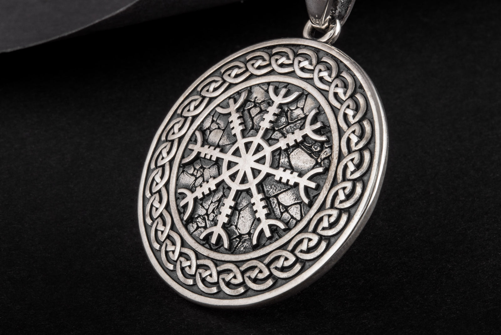 Pendentif Aegishjalmur et Ornement — Argent 925