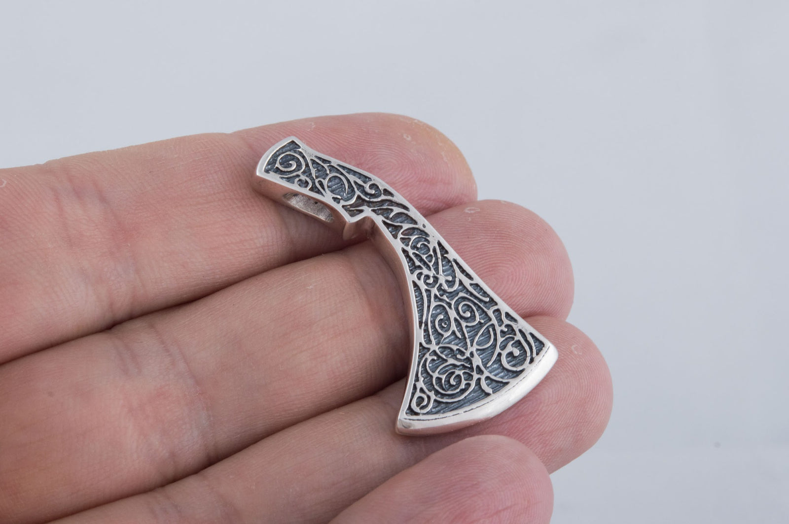 Pendentif Hache et Ornement Mokosh — Argent 925
