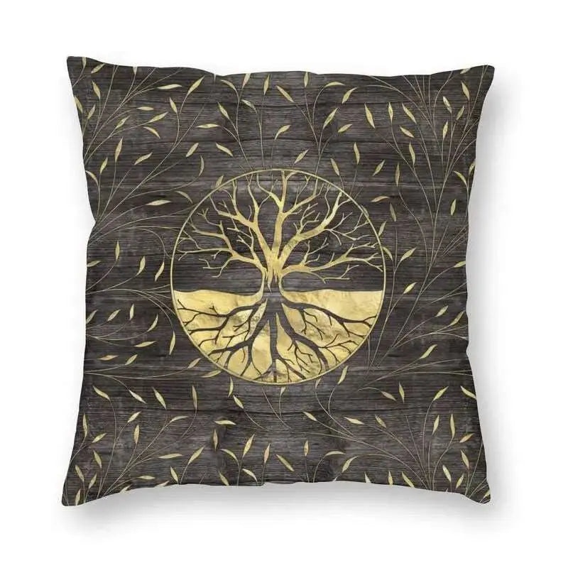 20 Housses de Coussin Arbre de Vie et Triquetra - Viking Héritage