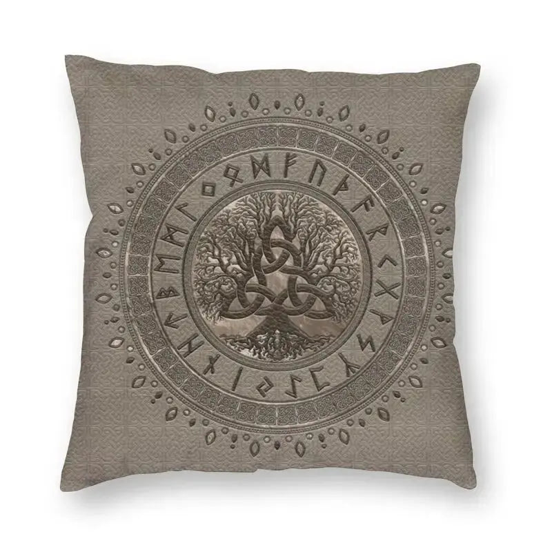 20 Housses de Coussin Vegvisir et Yggdrasil - au choix - Viking Héritage