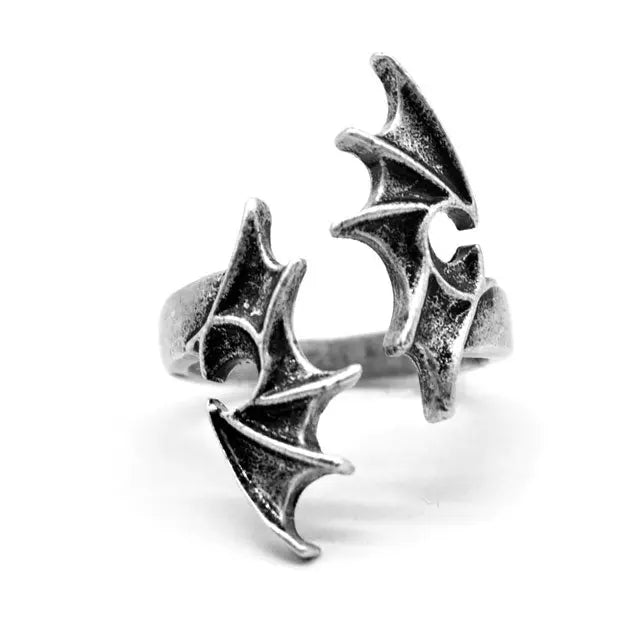 BAGUE AILES DE DRAGON (ACIER) - Viking Héritage