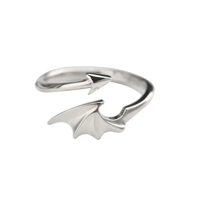 BAGUE AILES DE NIDHOGG (ACIER) - Viking Héritage