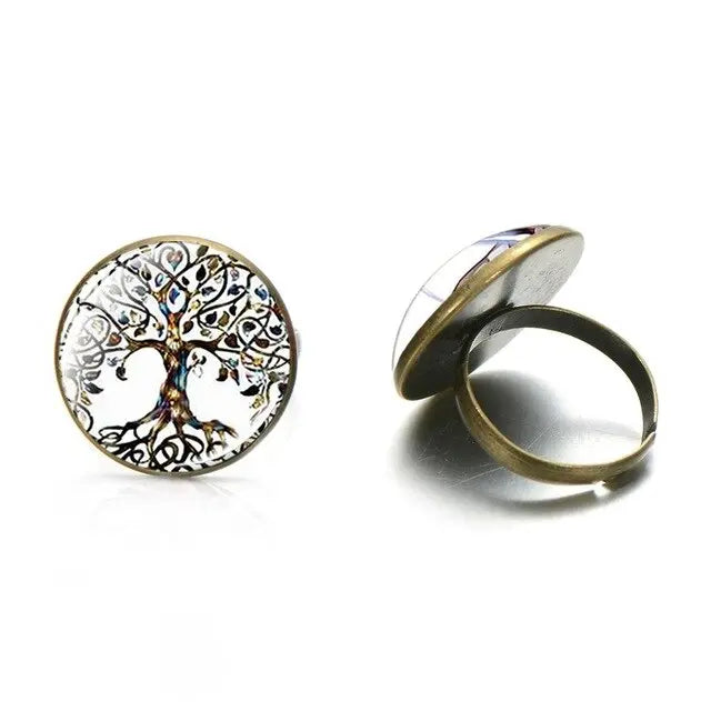 BAGUE ARBRE DE VIE KLIMT - Viking Héritage