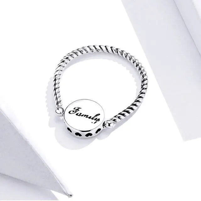 BAGUE ARBRE DE VIE TORSADÉ (ARGENT) - Viking Héritage