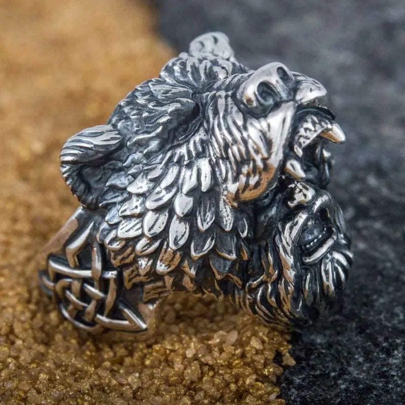 BAGUE BERSERKER (ARGENT MASSIF) - Viking Héritage