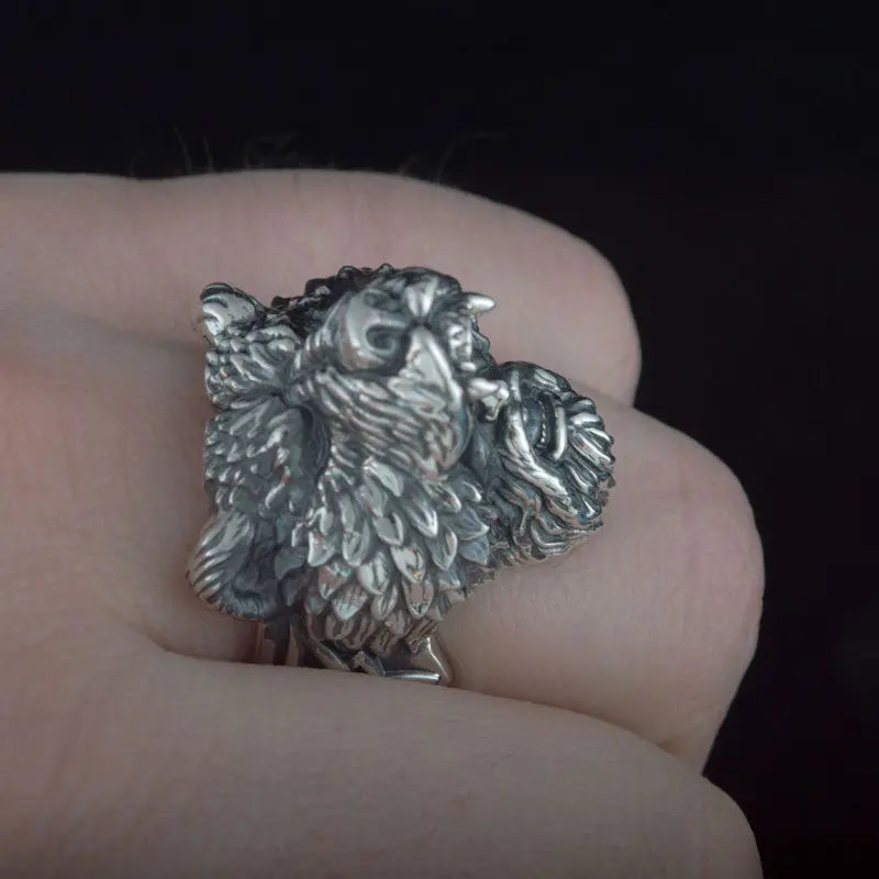 BAGUE BERSERKER (ARGENT MASSIF) - Viking Héritage