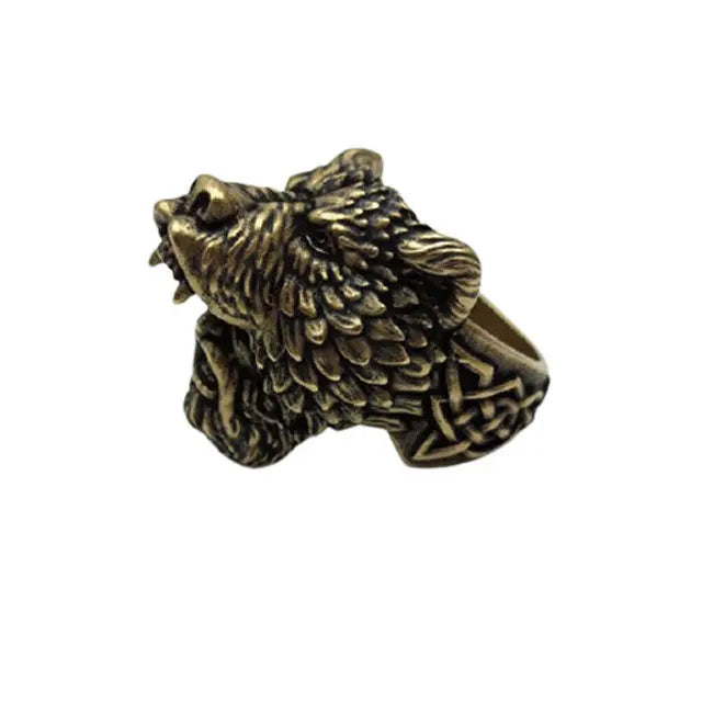 BAGUE BERSERKER (BRONZE MASSIF) - Viking Héritage