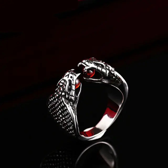 BAGUE COBRA ROYALE - Viking Héritage