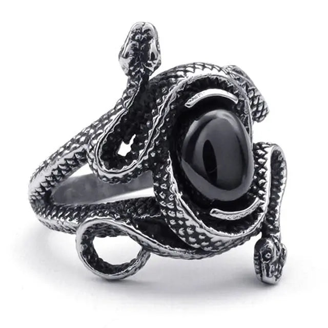 BAGUE DOUBLE SERPENT - Viking Héritage