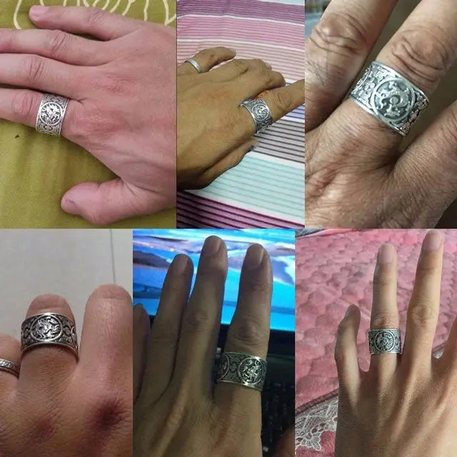 BAGUE DRAGON VIKING (ARGENT) - Viking Héritage