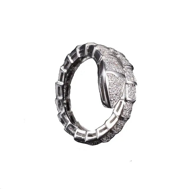 BAGUE ÉCAILLE DE SERPENT (ARGENT) - Viking Héritage