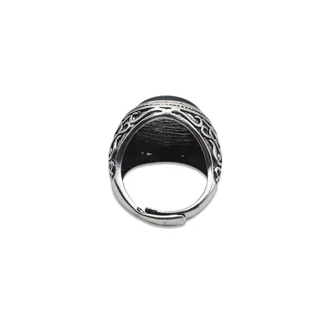 BAGUE LOUP STARK (Argent Antique) - Viking Héritage