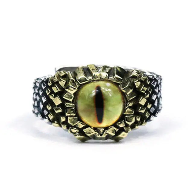 BAGUE OEIL DE SERPENT - Viking Héritage
