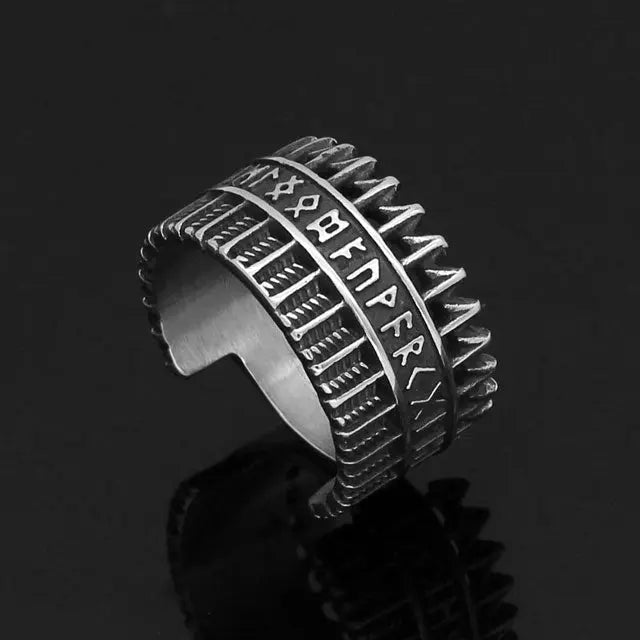 BAGUE RUNES FUTHARK - Viking Héritage