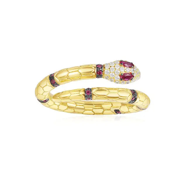 BAGUE SERPENT ÉTINCELANT - Viking Héritage