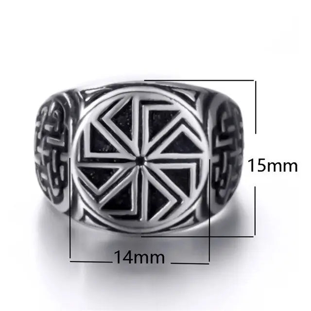 BAGUE SOLEIL NOIR - Viking Héritage