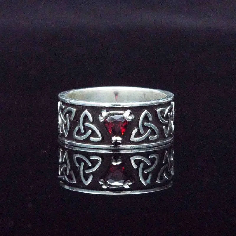 BAGUE TRIQUETRA (ARGENT) - Viking Héritage