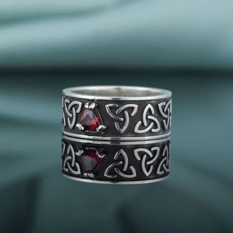 BAGUE TRIQUETRA (ARGENT) - Viking Héritage