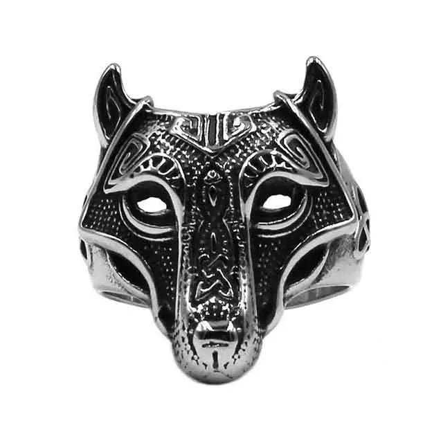 BAGUE VIKING LOUP FENRIR - Viking Héritage