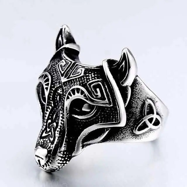 BAGUE VIKING LOUP FENRIR - Viking Héritage