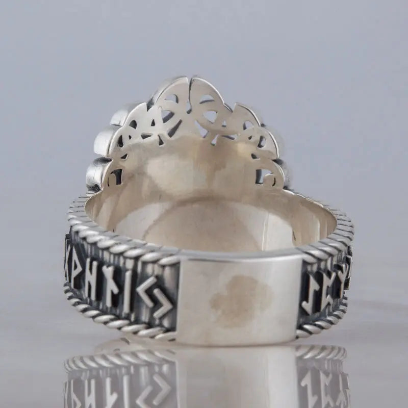 BAGUE YGGDRASIL (ARGENT) - Viking Héritage
