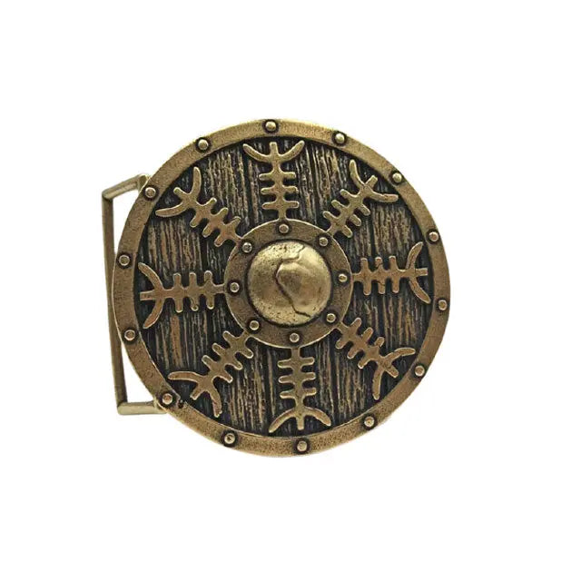 BOUCLE DE CEINTURE VIKING EN BRONZE MASSIF - Viking Héritage