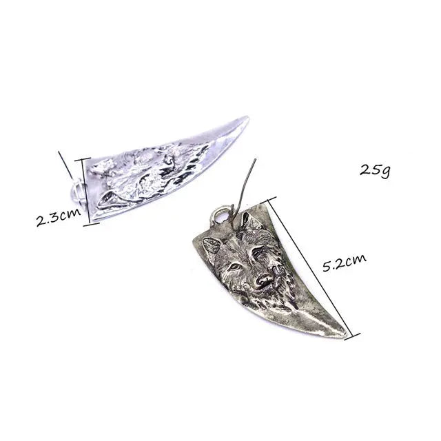 BOUCLES D'OREILLES LOUP - Viking Héritage