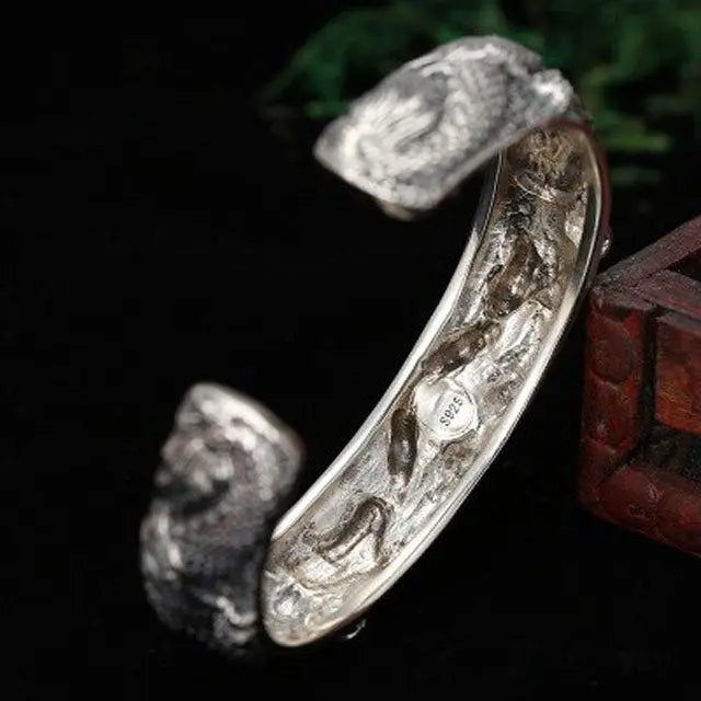 BRACELET DRAGON ARGENT - Viking Héritage