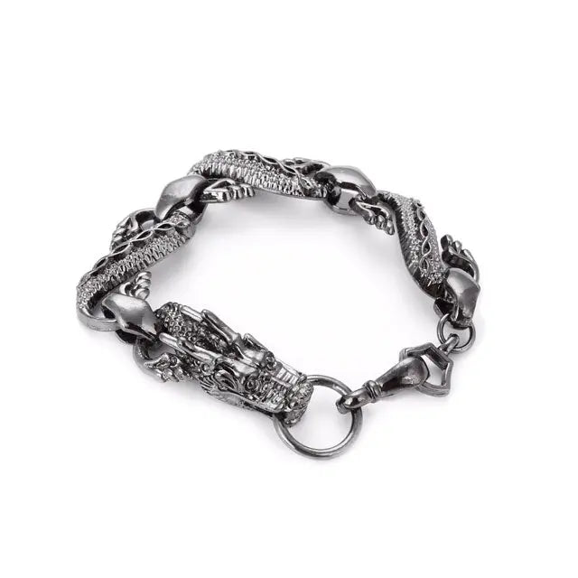 BRACELET DRAGON GÉANT JǪRMUNGANDR - Viking Héritage