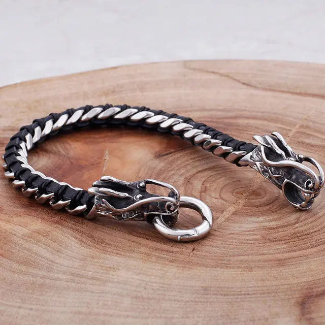 BRACELET DRAGON JǪRMUNGANDR - Viking Héritage