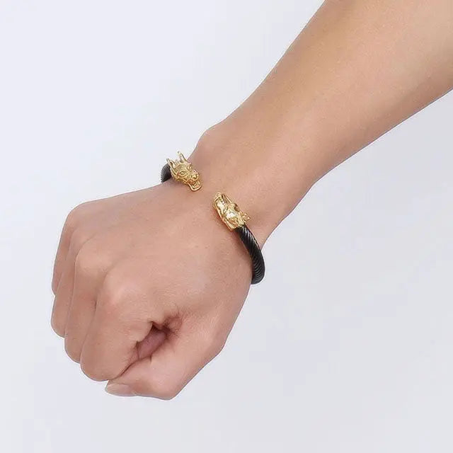 BRACELET DRAGON OUROBOROS - Viking Héritage