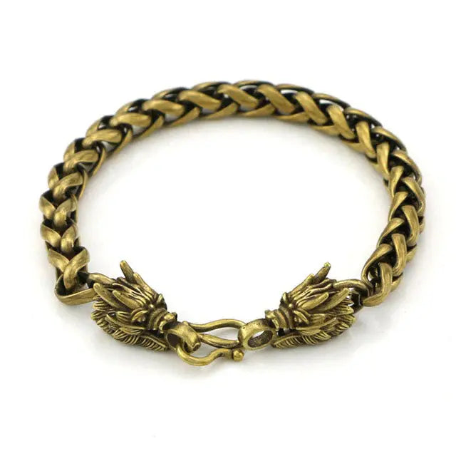 BRACELET DRAGON (BRONZE ANTIQUE) - Viking Héritage