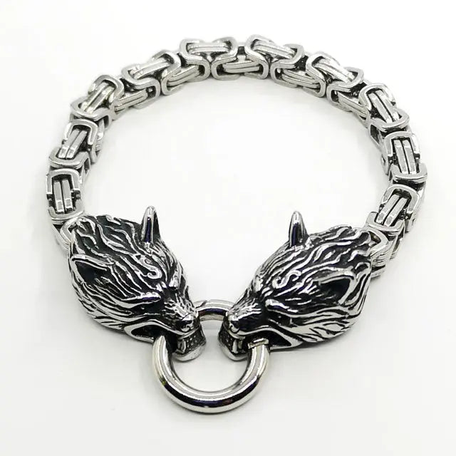 BRACELET LOUP GERI et FREKI - Viking Héritage