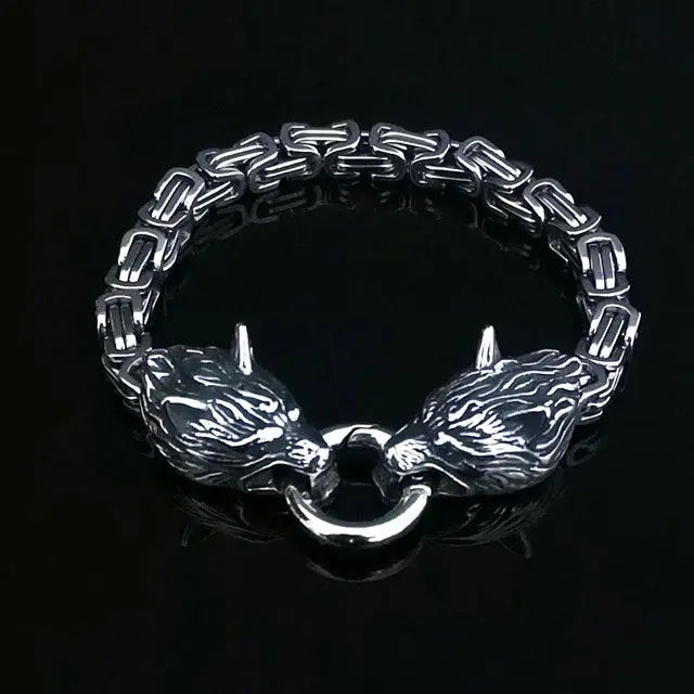 BRACELET LOUP GERI et FREKI - Viking Héritage
