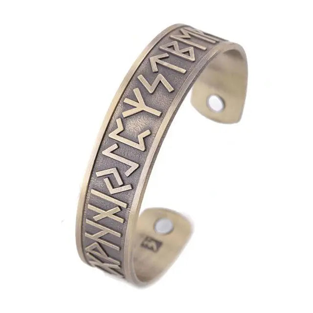 BRACELET RUNES - BRONZE - Viking Héritage